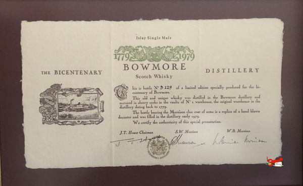 Bicentenary Islay Single Malt Scotch Whisky - Bowmore