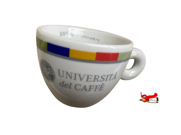 Sehr seltene Einzel-Espressotasse „20 Jahre Università del Caffè“