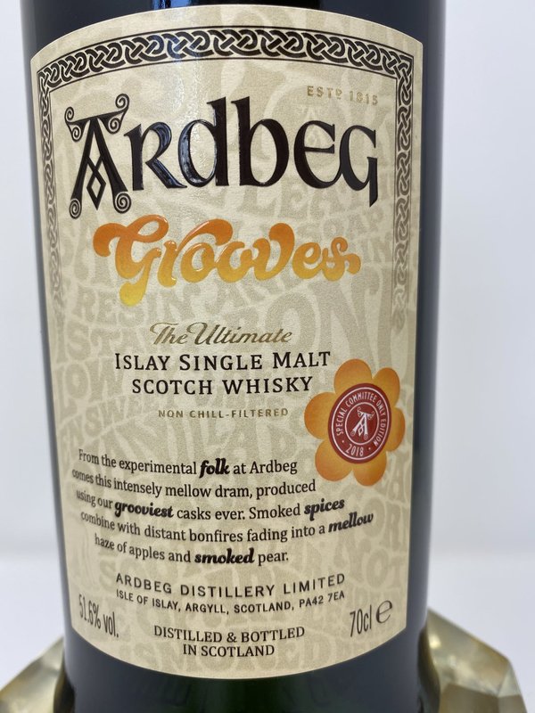 Islay Single Malt Scotch Whisky "Grooves" - Ardbeg 2018