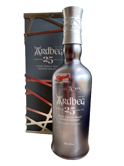 Islay Single Malt Scotch Whisky "25 Years Old" - Ardbeg